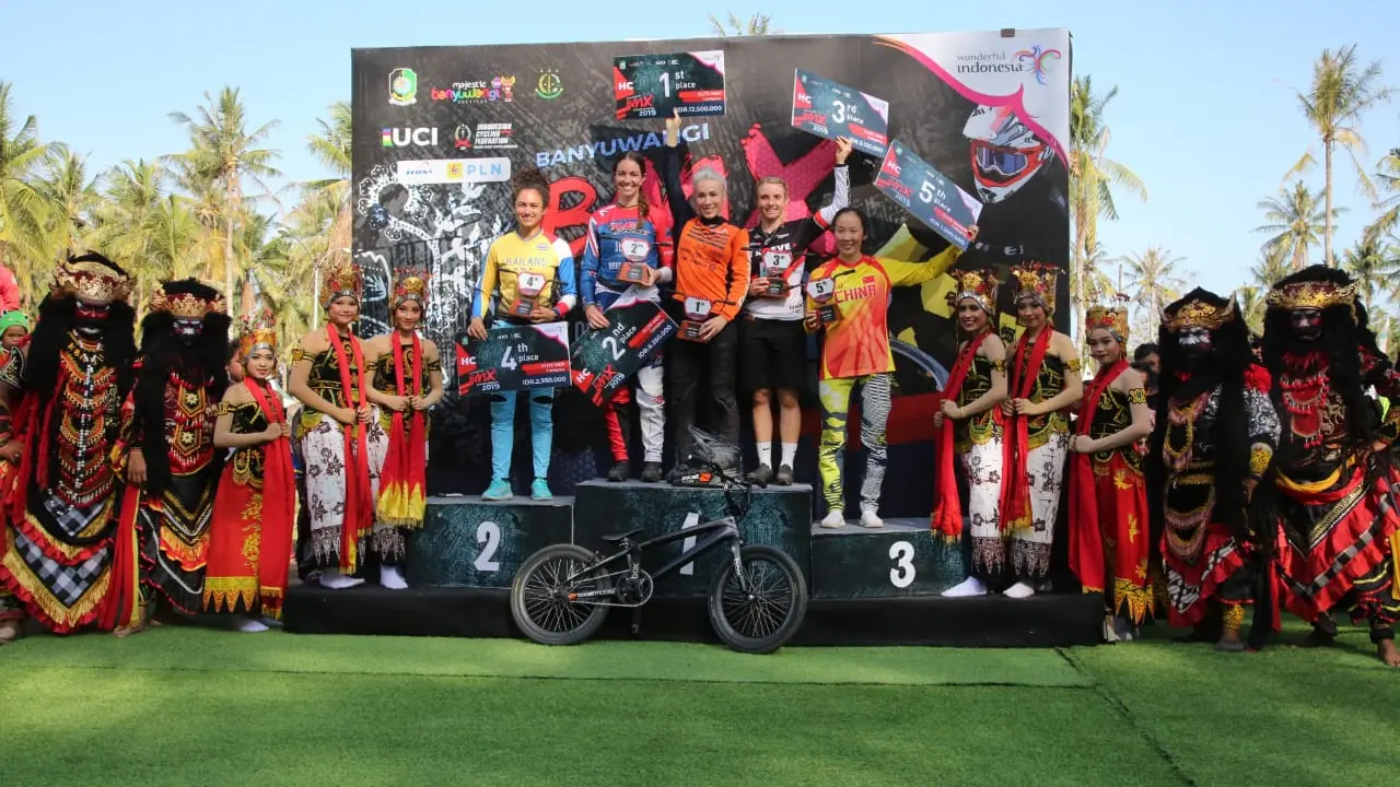 Pebalap Asal Australia dan Inggris Berjaya di Banyuwangi International BMX 2019