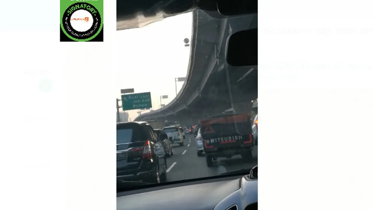 Penelusuran Klaim Sudah Tidak Ada Pembatasan Sosial di Tol Jakarta ke Arah Bandung