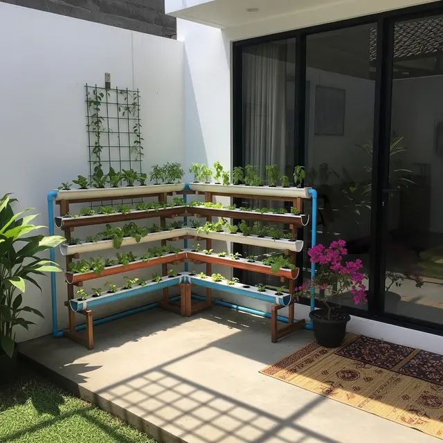 9 Model Kebun Hidroponik Bentuk Huruf, Solusi Estetis dan Fungsional