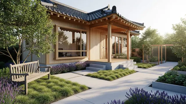 desain rumah desa gaya Korean House aesthetic yang nyaman untuk lansia