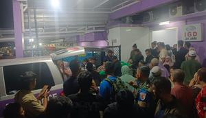 Anggota TNI AU di Makassar tikam seorang pria. (Liputan6.com/Fauzan)