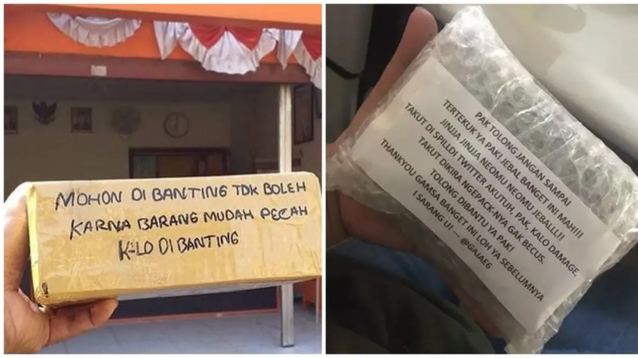 6 Tulisan Peringatan Jangan Dibanting Bak Satu Paragraf Ini Bikin Tepuk Jidat