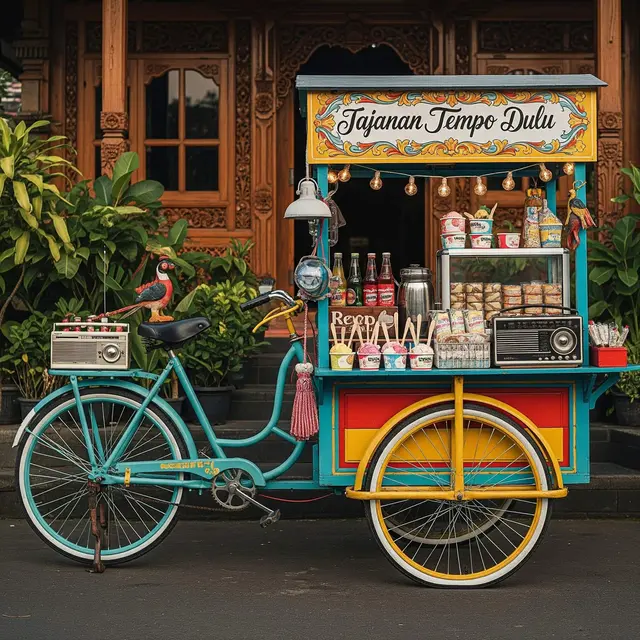 Desain Gerobak Jualan di Teras Rumah