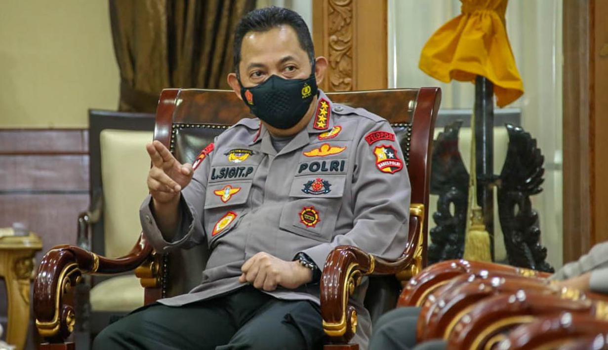 Kapolri Lestyo Sigit Prabowo menegaskan bahwa pelaksanaan BRI Liga 1 akan diselanggarakan dengan protokol kesehatan yang ketat terhadap pemain dan official, salah satunya harus sudah melakukan dua kali vaksin. (Foto: Dok. Humas Kemenpora)