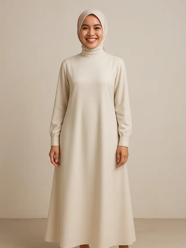 Model Gamis yang Cocok untuk Acara Aqiqah/Ilustrasi AI