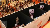 Pendaftaran audisi ajang pencarian bakat Miss Celebrity (Micel) 2015 yang digelar di Mall Kota Kasablanka, Jakarta Selatan, Sabtu (10/10/2015). (Liputan6.com/Herman Zakharia)