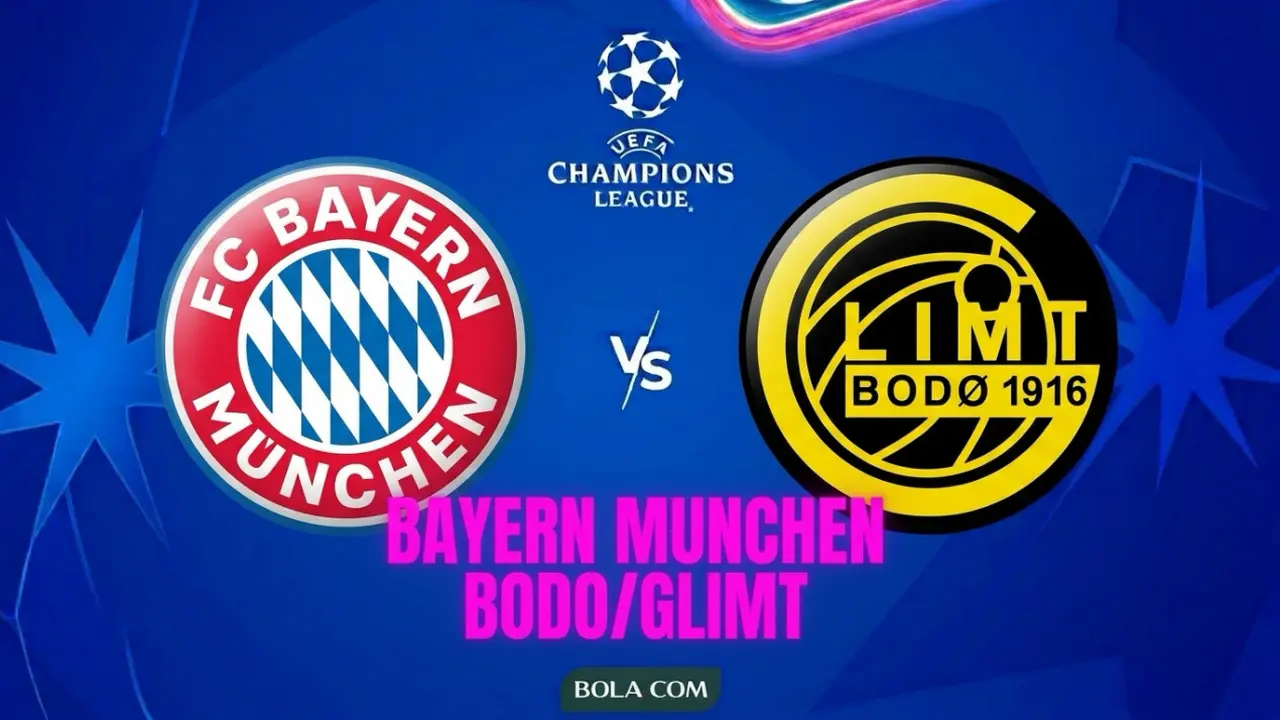 Ilustrasi Bayern Munchen Vs Bodo/Glimt, Liga Champions