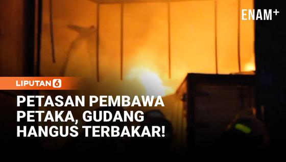 Petasan Sahur Picu Kebakaran Hebat di Cengkareng Jakarta