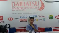 Juara Indonesia Masters 2018, Anthony Sinisuka Ginting. (Bola.com/Budi Prasetyo Harsono)