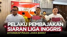 Berita video 3 tersangka pelaku pembajakan siaran Liga Inggris (Premier League) ditangkap Polda Jawa Barat.