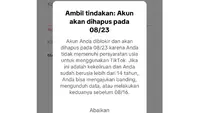 Ramai Keluhan Akun TikTok Diblokir, Warganet Bingung!