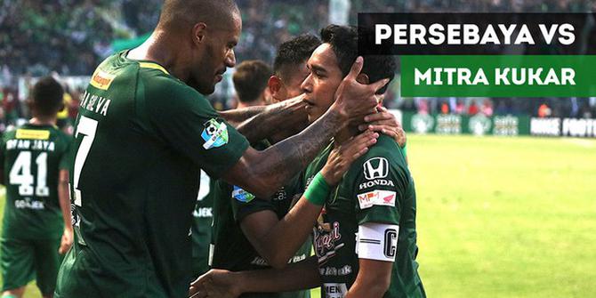 VIDEO: Highlights Liga 1 2018, Persebaya Vs Mitra Kukar 4-1