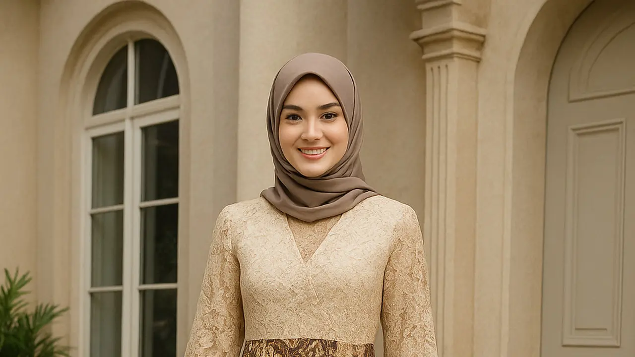 Rekomendasi Gamis Batik Belah Samping, Tampil Trendi dan Anggun