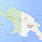 Peta Papua Nugini. (Google Maps)