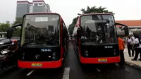 Bus listrik Trans Semanggi Suroboyo mulai beroperasi. (surabaya.go.id)