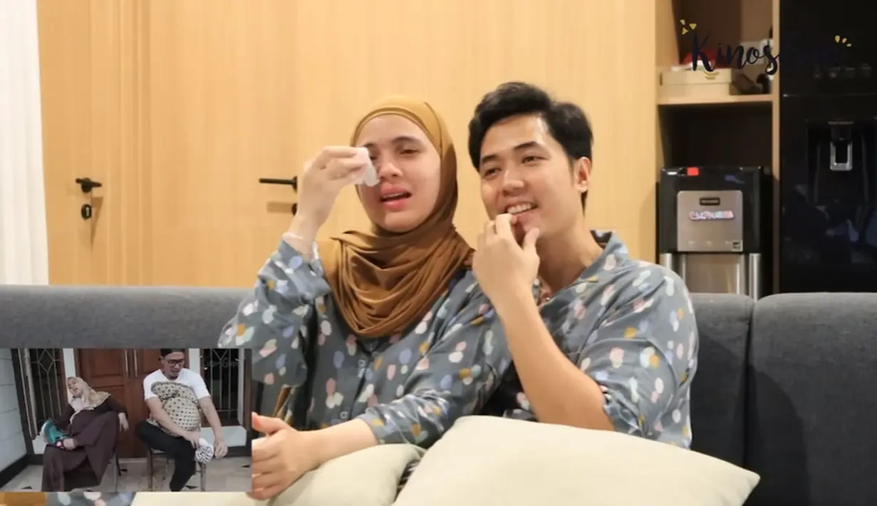 Nycta Gina dan Rizky Kinos (Youtube/KinosGina)