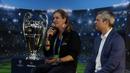 Direktir Pemasaran PT Multi Bintang, Mariska Van Drooge, memberikan keterangan saat jumpa pers di Jakarta, Senin (11/3). Heineken memulai perhelatan UEFA Champions League Trophy Tour di Indonesia. (Bola.com/Vitalis Yogi Trisna)