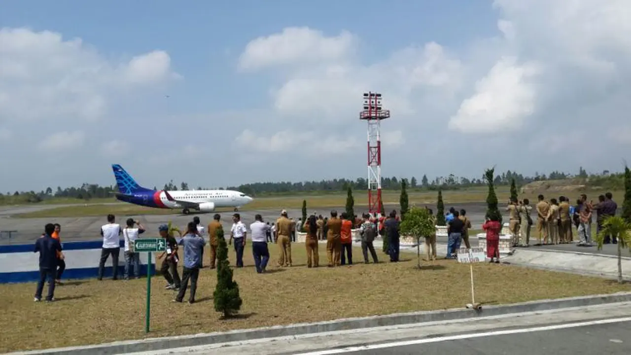 Sriwijaya Air Mulai Terbangi Silangit.