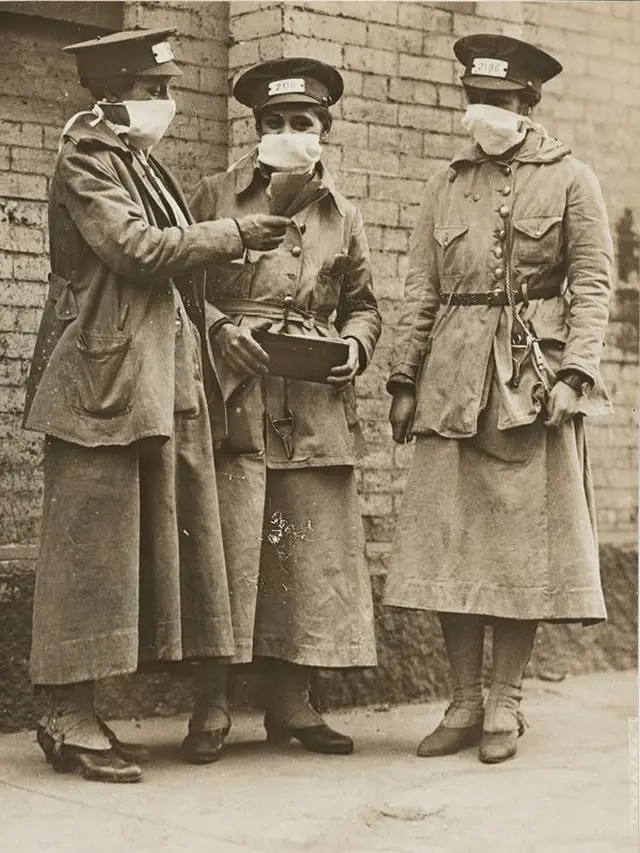 Flu Spanyol pada 1918. (Foto: National Archives)