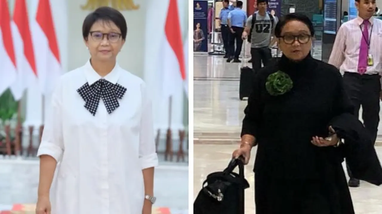 6 Gaya Ngantor Menlu Retno Marsudi yang Tuai Pujian, Disebut Ibu Pejabat Paling Fashionable
