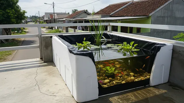 Kolam dengan Jendela Observasi