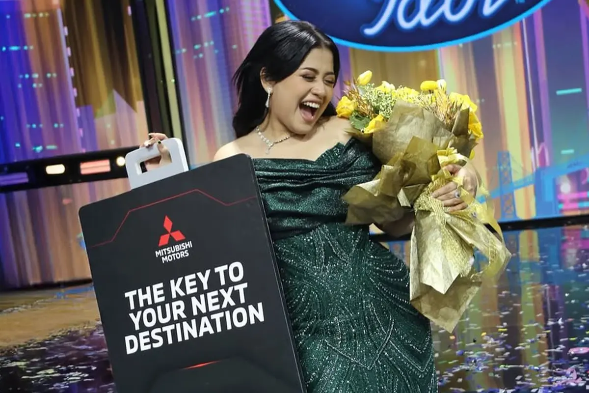 Gaun-gaun Megah Shabrina Leanor di Malam Result & Reunion Indonesian Idol XIII