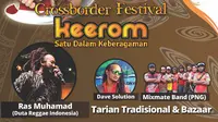 Tunjuk Ras Muhammad, Festival Crossborder Skouw 2019 Bakal Langsung Digass
