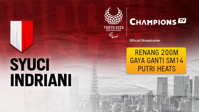 Syuci Indriani (Renang 100 Meter Gaya Ganti Peorangan Putri SM14)