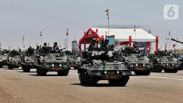Deretan Alutsista Dipamerkan di HUT ke-74 TNI