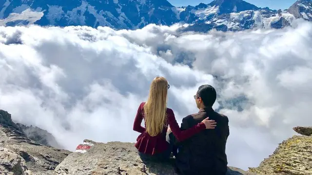 Panji Trihatmodjo dan Varsha Strauss (Instagram/varshaadhikumoro)