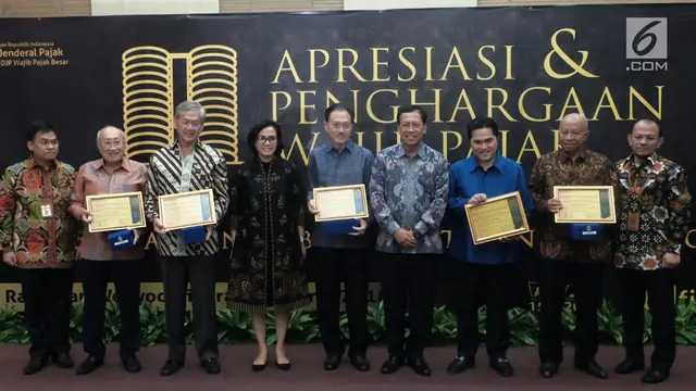 Sri Mulyani Beri Penghargaan 31 Wajib Pajak