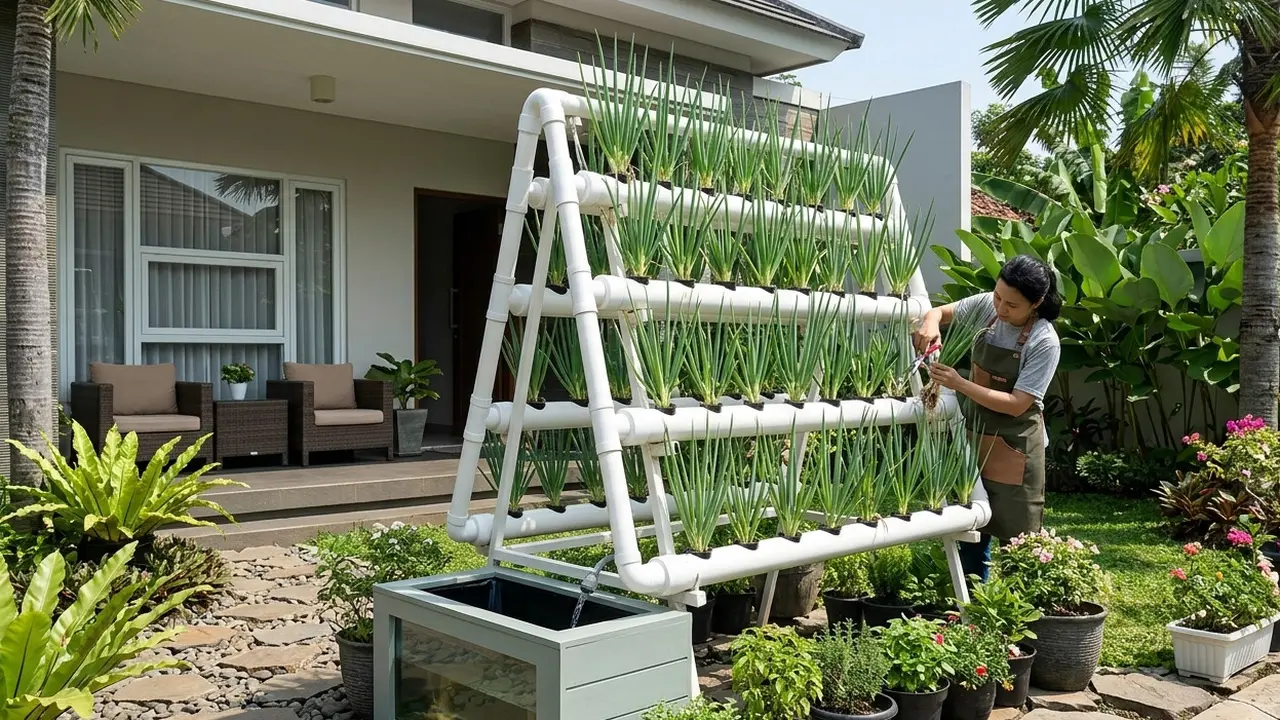 Daun Bawang Hidroponik, Gemini AI