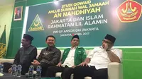 Cagub Cawagub DKI Jakarta nomor urut dua bersilaturahmi dengan para pimpinan GP Ansor. 