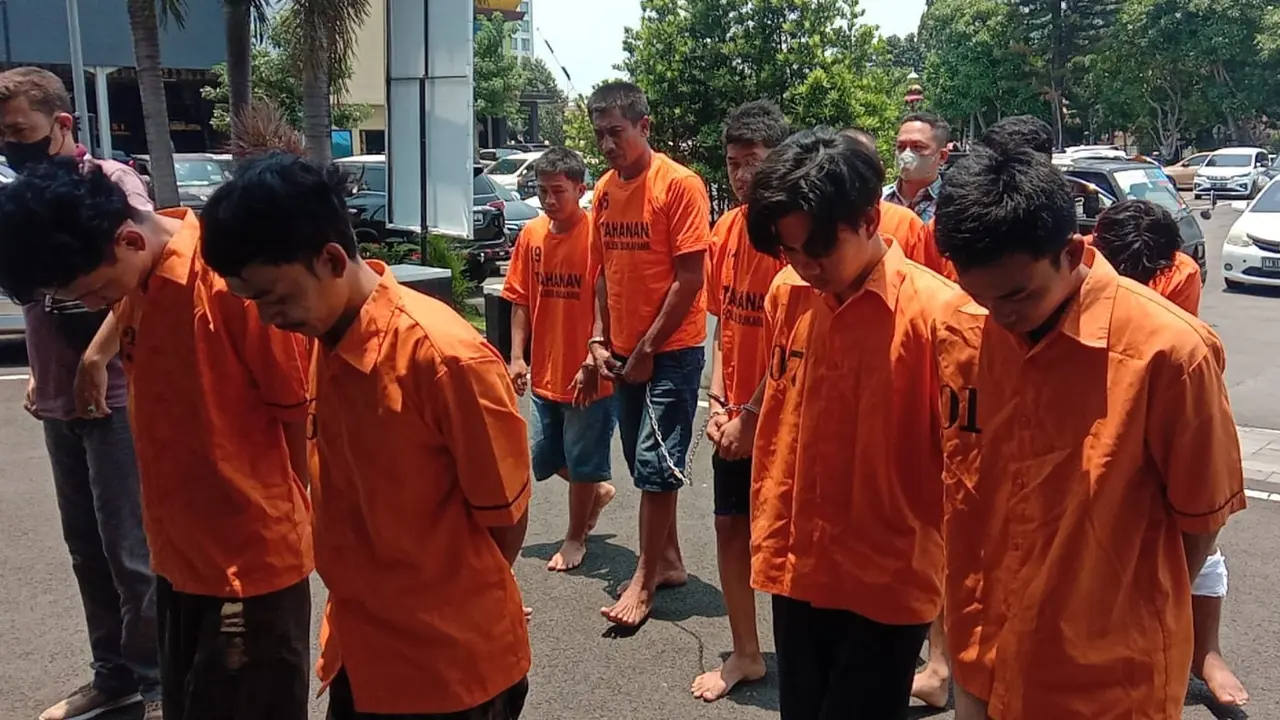 12 pelaku curanmor diamankan Polresta Bandar Lampung