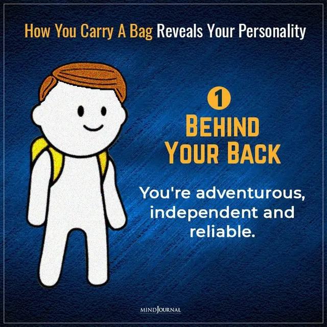 Ilustrasi Tes Kepribadian Berdasarkan Cara Bawa Tas