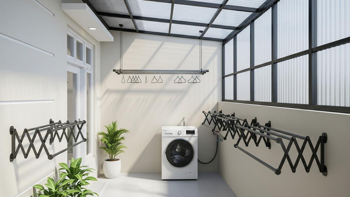 Trik Menyulap Halaman Sempit Jadi Tempat Jemur dan Relaxing Space yang Stylish