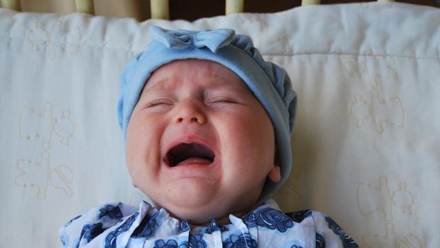 Ilustrasi bayi menangis