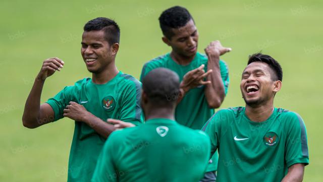 Latihan Timnas Indonesia