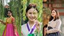 Hanbok sendiri merupakan pakaian tradisional Korea yang terdiri dari atasan yang diberi nama jeogori, lalu chima yaitu rok. Dan tak ketinggalan riasan kepala, biasanya hanbok ini memiliki warna colorfull. Berikut ini penampilan para artis tanah air mengenakan hanbok.