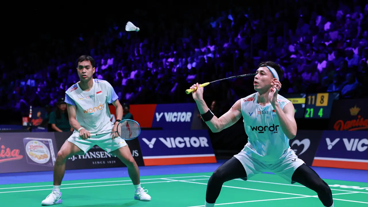 Muhammad Rian Ardianto/Rahmat Hidayat - Denmark Open 2025 - Bulu Tangkis