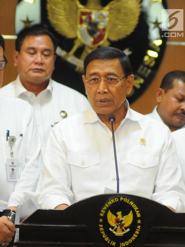 Wiranto Beri Penjelasan Soal Keamanan Pasca Pemilu 2019