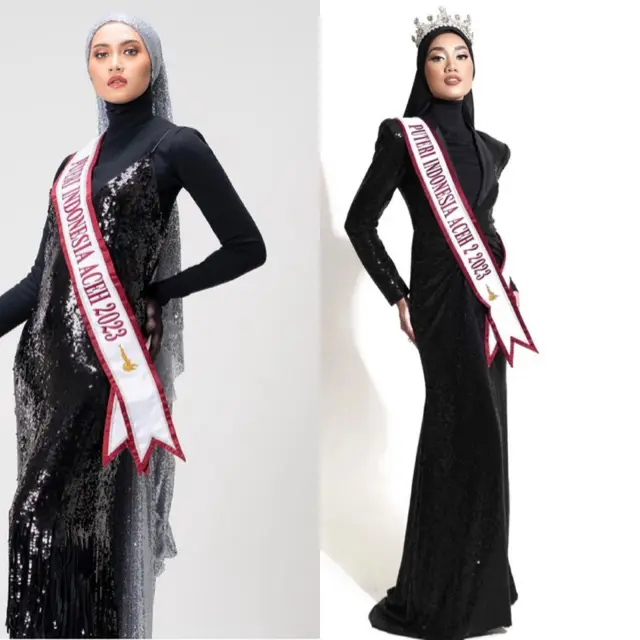 Adu Gaya Dua Wakil Aceh di Ajang Puteri Indonesia 2023 kenakan hijab, credit: Instagram @sasaramadhanty/@inssyira