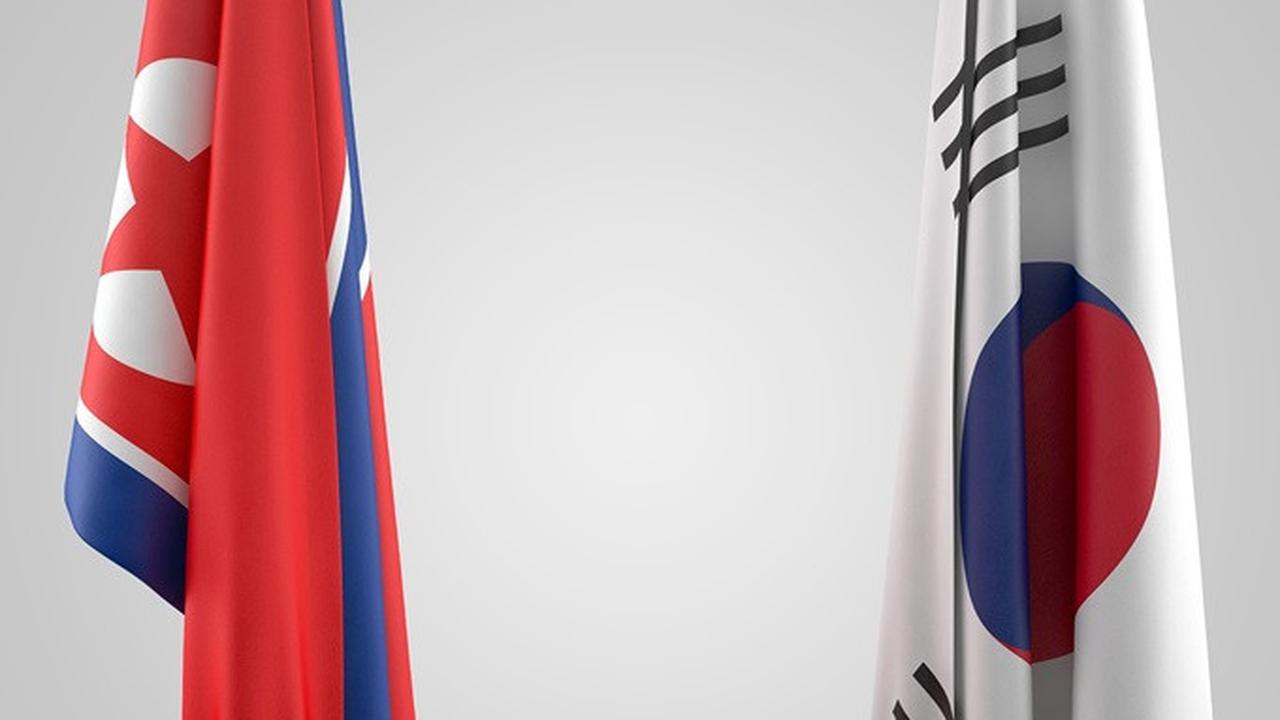 Ilustrasi Korea Utara dan Korea Selatan