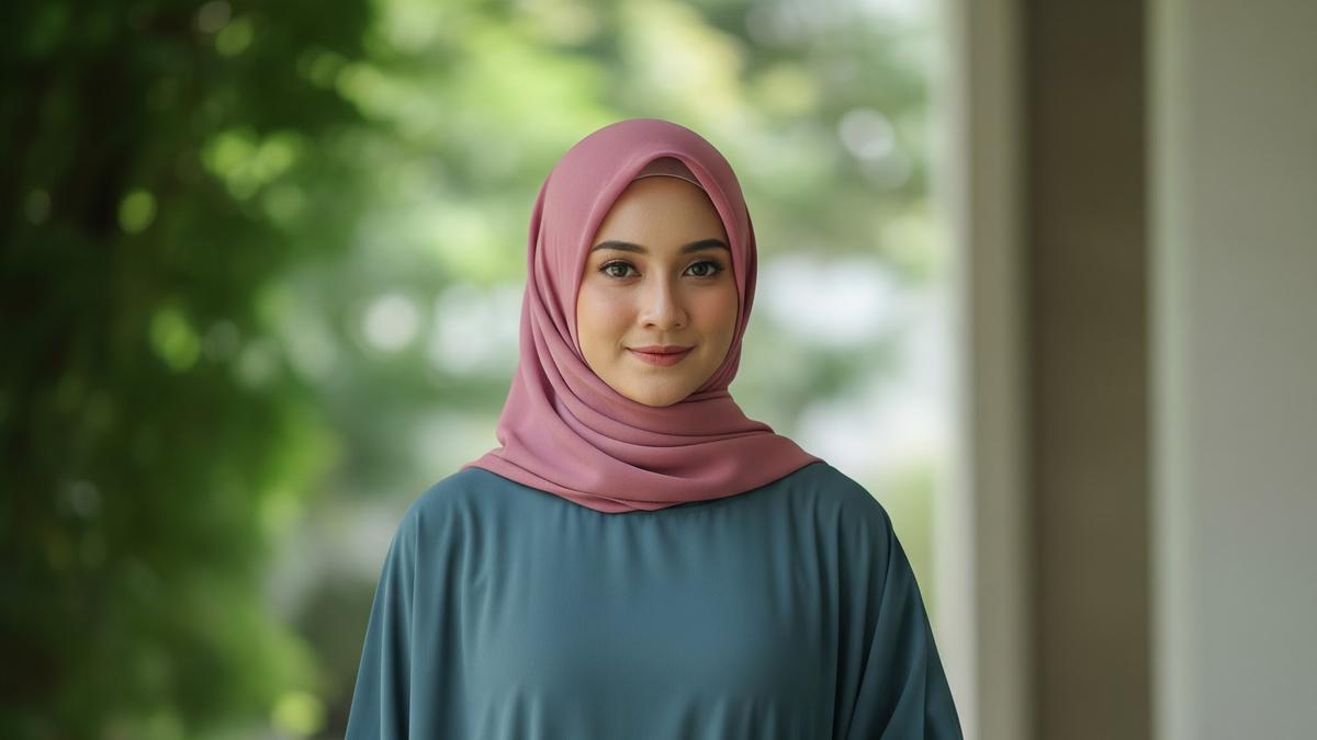 9 Inspirasi Model Abaya Gamis Polos Tapi Tetap Anggun, Elegan dan Berkelas