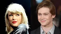 Taylor Swift dan kekasih barunya, Joe Alwyn. [foto: eonline.com / Getty Images]