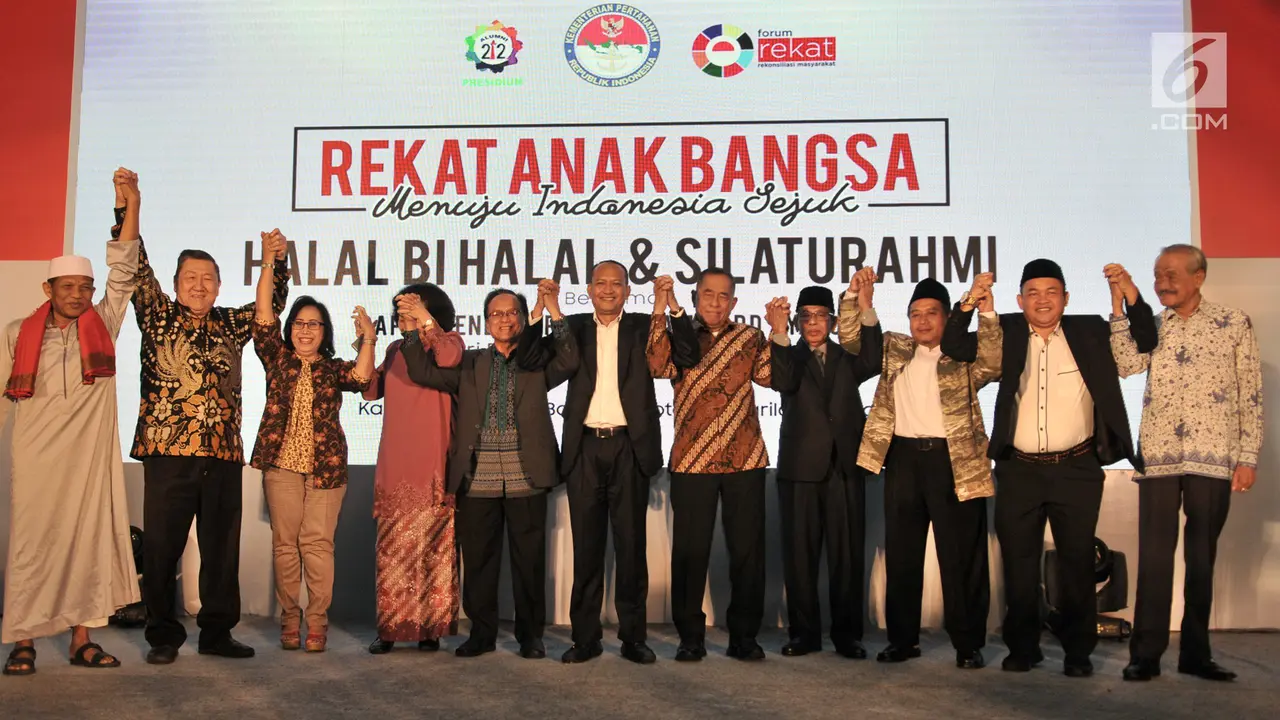 Menhan Silaturahmi dan Halalbihalal Bersama Presidium Alumni 212