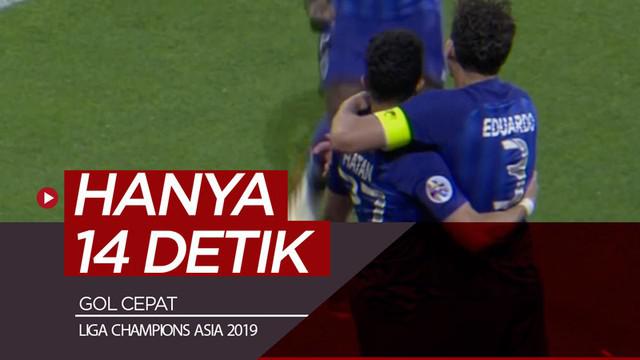 Berita video momen gol cepat hanya 14 detik tercipta di Liga Champions Asia 2019 antara Al Hilal melawan Al Ain di King Saud University Stadium, Senin (6/5/2019).