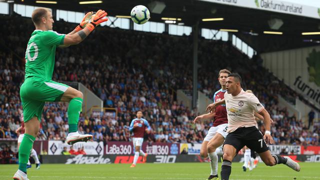 FOTO: Romelu Lukaku 2 Gol, Manchester United Bungkam Burnley