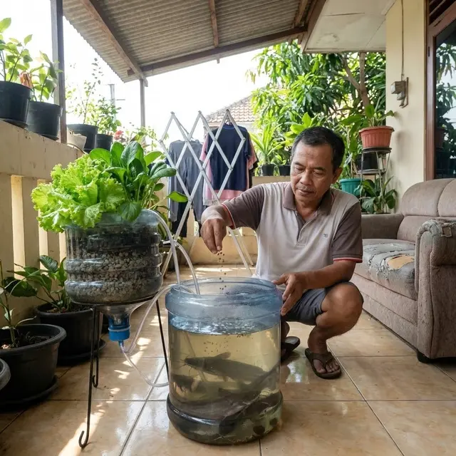 Tips Bikin Aquaponik di Galon Bekas Anti Bau