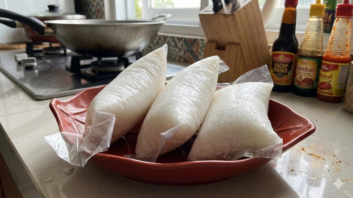 Resep Ketupat Plastik Anti Gagal, Lebih Cepat dan Praktis
